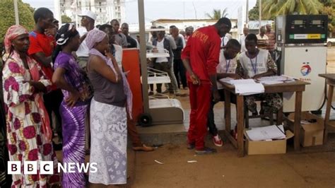 Guinea Election Opposition Alleges Poll Fraud Bbc News