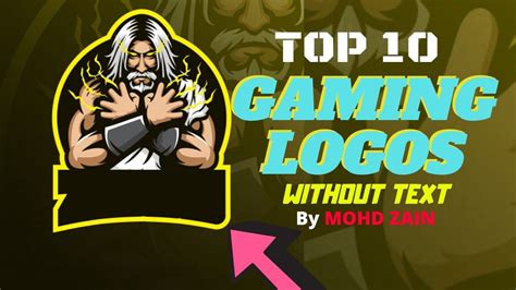 Top 10 Mascot Gaming Logos Without Text Gaming Logo Templates By