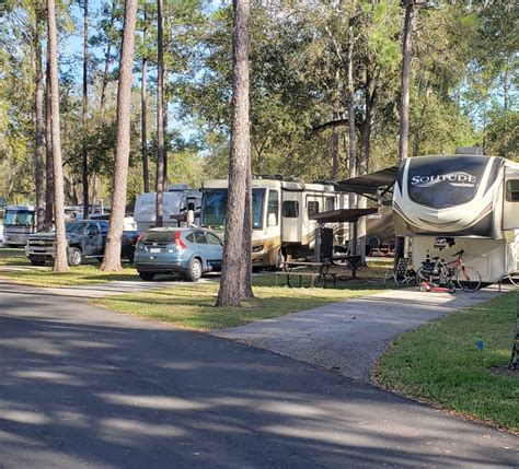 Florida Rv Park With Shaded Sites