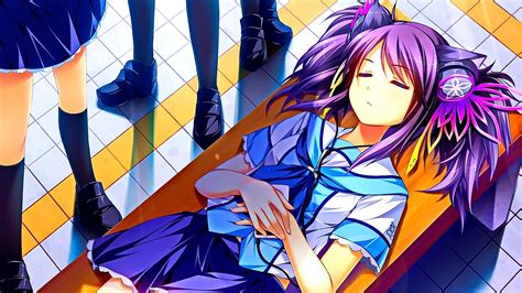 School Anime Girl Wallpapers 1920x1080 Full Hd 1080p