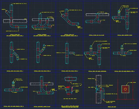 Plumbing Cleanout Cad Block And Typical Drawing