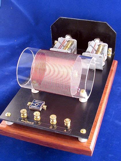 Daves Homemade Crystal Receiver Back View Crystals Ham Radio