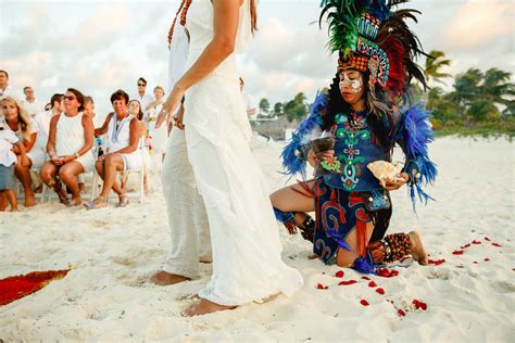 Mayan Wedding Ceremony Mexico Finest Playa Mujeres Md 1213 Take It