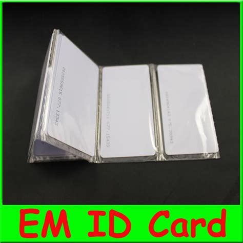 Rfid Em 125khz Proximity Slim Id Cards Credit Card Size Card Access