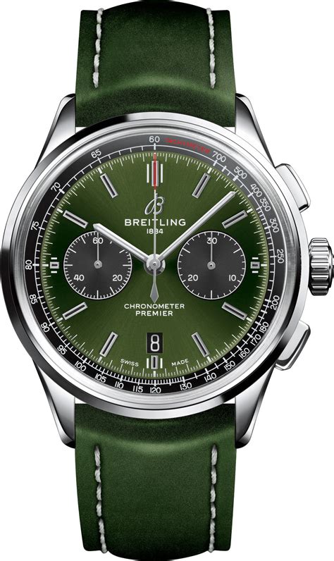 Breitling Watch Premier B01 Chronograph 42 Bentley British Racing Green