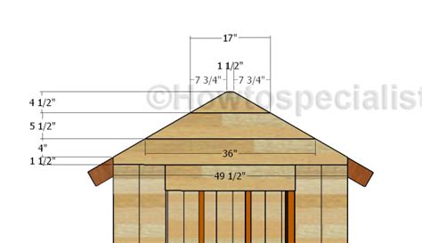 Smokehouse Roof Plans Howtospecialist How To Build Step By Step