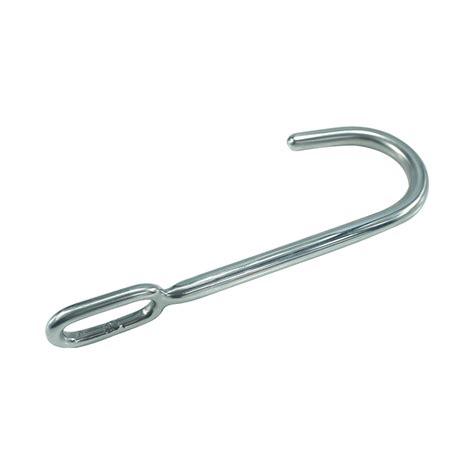 280g 235mm length metal anal hooks stainless steel butt plug with pull ring sex toys adult