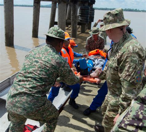 Malaysia Emergency Response Team Conducts Rescue Exercise During PP19