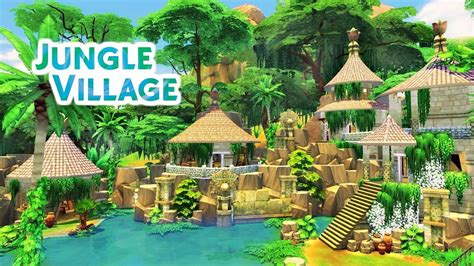 Jungle Village W Simarchy Sims 4 Speed Build Sims