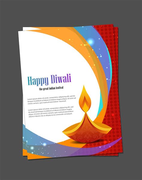 diwali card templates | Card templates, Card templates ...