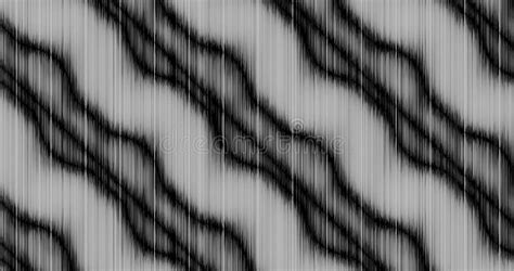 Render With Monochrome Noise From Vertical And Wavy Lines Stock