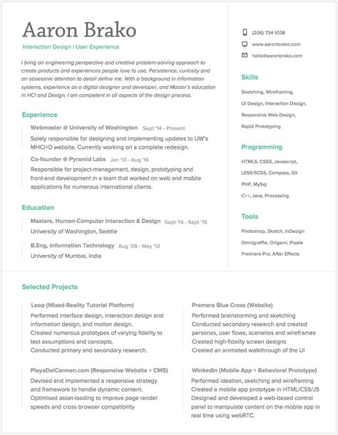 Useful Ux Designer Cv Templates And Cover Letters Too Ux Design