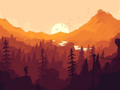 Yet Another Firewatch Wallpaper Screen Free Wide Screen Lion Games