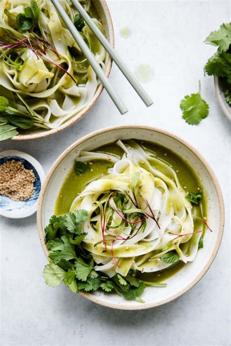 Easy Green Curry Noodles Vegan Healthy Nibbles
