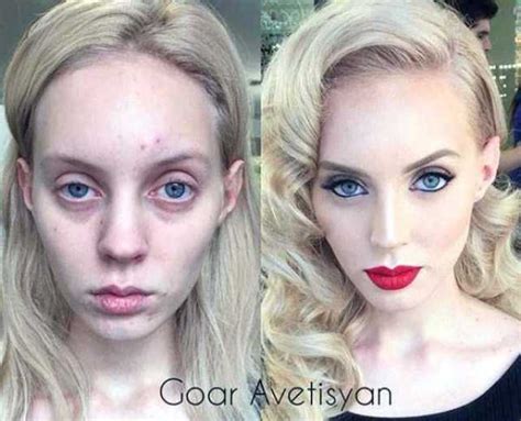 The Power Of Makeup 14 Unbelivable Before And After Shots Of Shocking