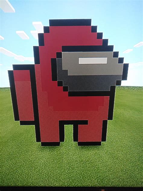 Minecraft Pixel Art Easy Among Us Goimages I