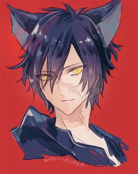 Pin By Nicol ㅠㅡㅠ On Bases Wolf Boy Anime Anime Neko Anime Drawings Boy
