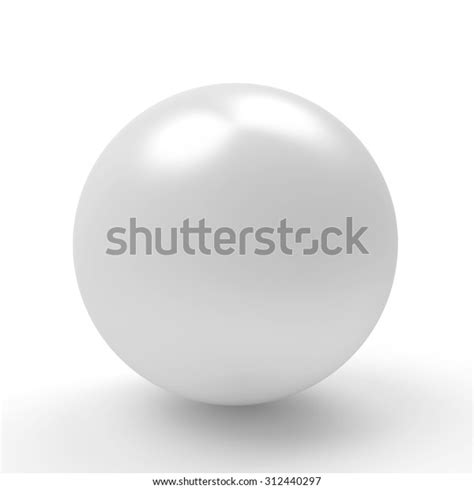 Geometric Shapes Sphere Isolated On White Stock Illustration 312440297