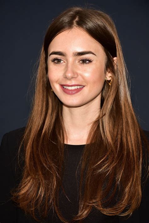 Lily Collins Long Hair Queryme