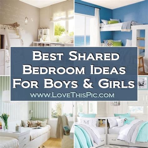One of the best kids room ideas for siblings sharing a space is to paint the walls in muted tones like white, tan, or grey. Best Shared Bedroom Ideas For Boys And Girls