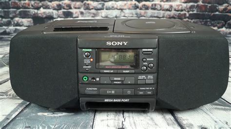 Sony Cfd S33 Black Cd Player Stereo Boombox Alarm Clock Cassette Multi