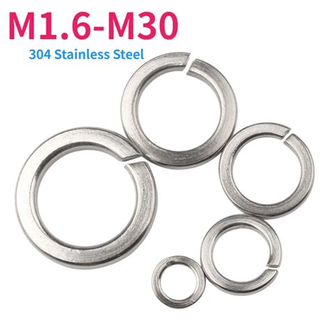 Stainless Steel M M M M M M M M Spring Washer Split