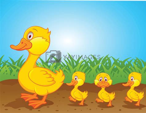 Duck Cartoon By Matamu Vectors And Illustrations With Unlimited Downloads