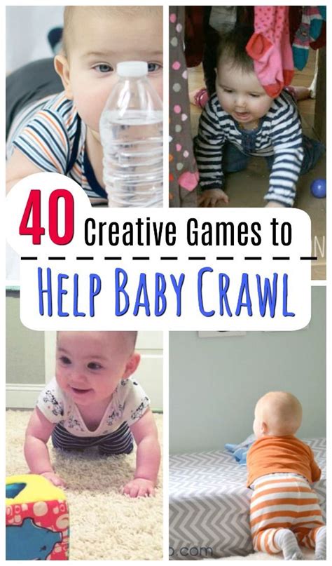 Activities For Teaching Baby How To Crawl Teaching Babies Baby Play