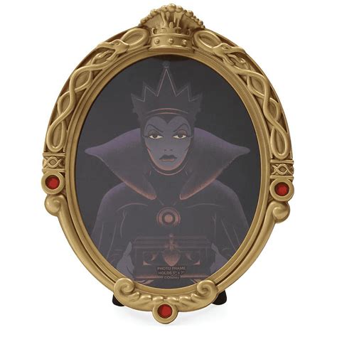Disney Parks Halloween Magic Mirror Snow White Evil Queen Photo Frame