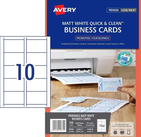 Avery Business Card Template C32011 Cards Design Templates