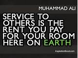 Service To Others Quotes Muhammad Ali