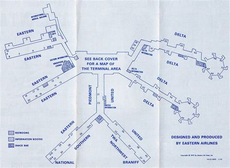 Atlanta Airport Maps And Aerials From 1972 Sunshine Skies