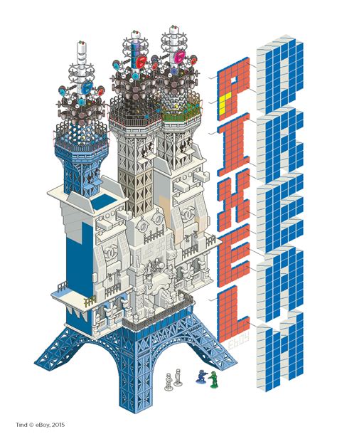 Illustration Des Eboy Pour Tind La Revue 4 Pixel Dream Plus D