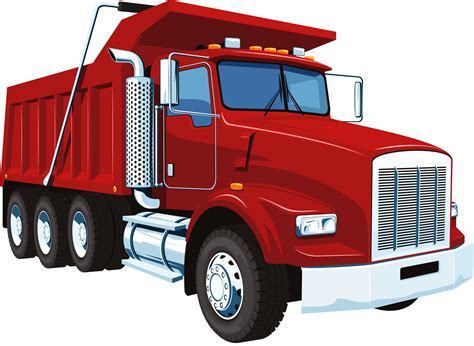 A Cartoon Dump Truck Clipart Dump Truck Clip Art Svg Vector Art The