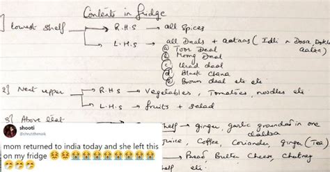 The Way This Mom Organised Daughters Fridge Before Leaving For India Has Left Desis Emotional