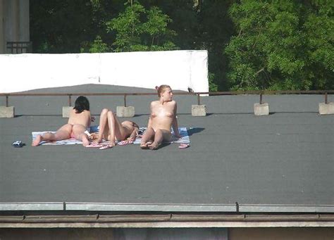 Sunbathing On The Roof Porn Pictures Xxx Photos Sex Images 892121