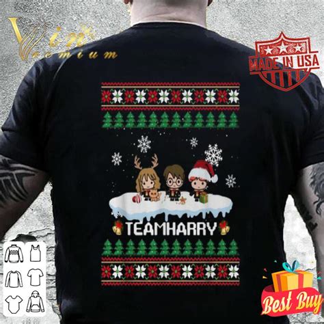 Teamharry Harry Potter Character Ugly Christmas Sweater