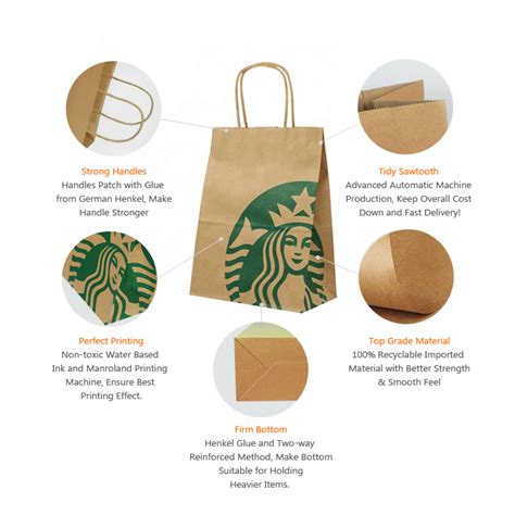 Custom Your Own Logo Take Away Carry Out Bag For Restaurant Fast Food Grade Biodegradable