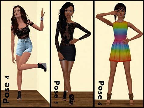 My Sims 3 Poses Simple Model Pose Pack By Rae