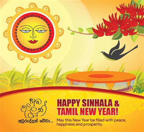 Sinhala And Tamil New Year 2023 Color Image To U