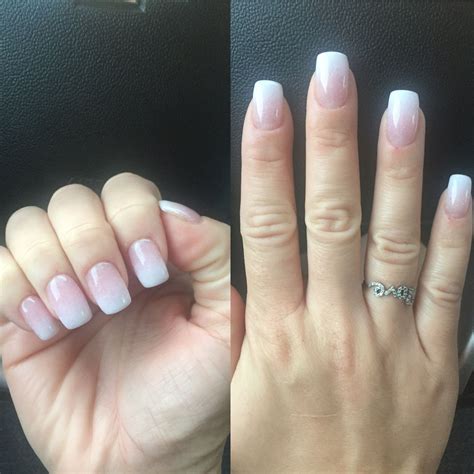 French Manicure Ombre Dip Powder Nails The French Ombre Is Perfect