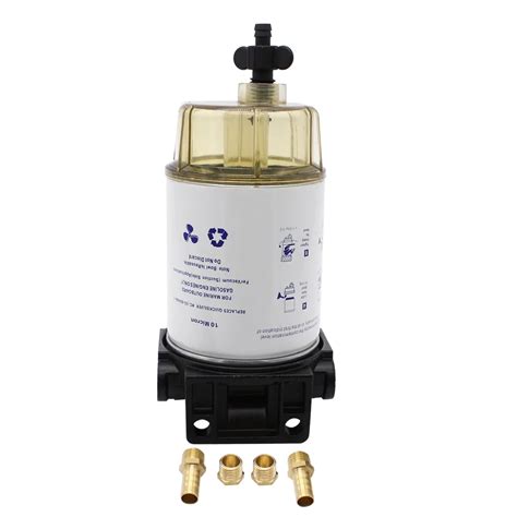 Water Separating Fuel Filter System Inch Npt Port Boat Fuel Oil Water Separator S For