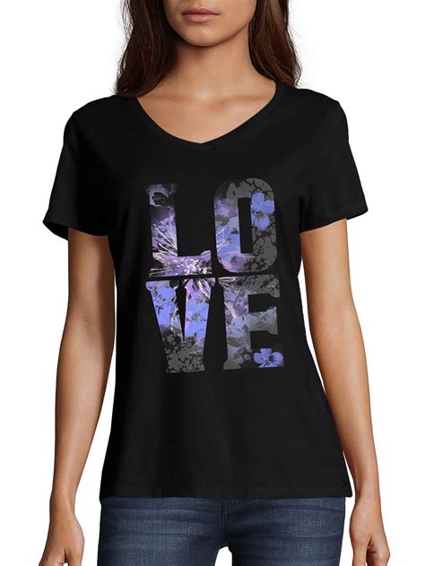 Hanes Womens Short Sleeve V Neck Graphic T Shirt