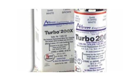 Turbo 200X 5-97.5 mfd 370/440V Round Universal Run Capacitor