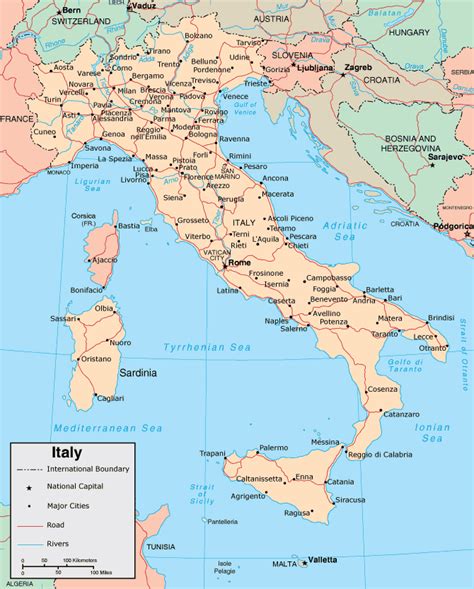 Mapa De Italia Ciudades Mapa De Italia Ciudades