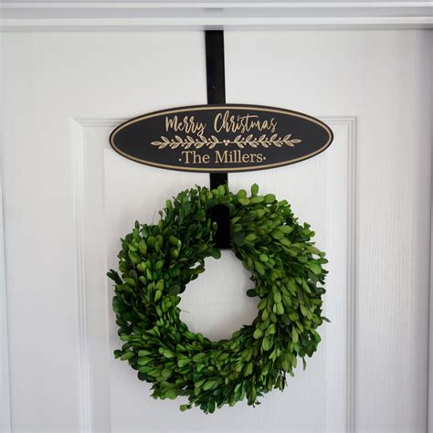 Wreath Door Hanger Merry Christmas 2712 Designs