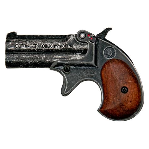 Kimar Old West Replica 22 Caliber Blank Firing Derringer Antiqued Finish