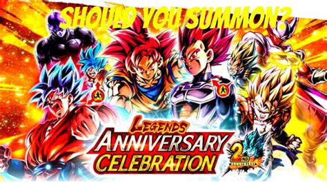 We're holding lots of events and campaigns to celebrate! Dragon Ball Legends- Should You Sunmon?- Dragon Ball Legends 2nd Anniversary Celebration Banner ...