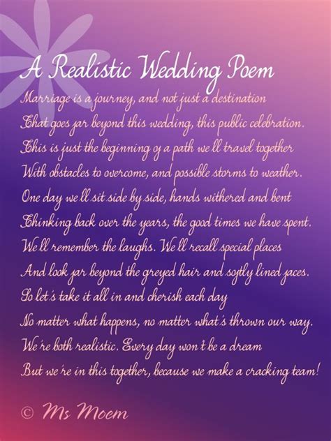70 Awesome Modern Wedding Poems Poems Ideas