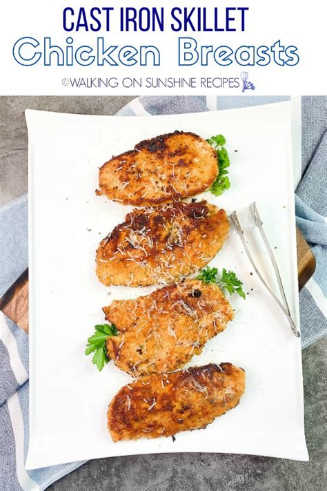 Allow these recipes to change. Cast Iron Skillet Chicken Breasts | Walking On Sunshine ...